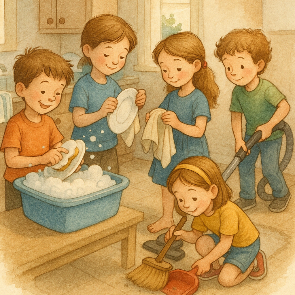 Mastering Household Harmony: Age-Appropriate Chores 4-12